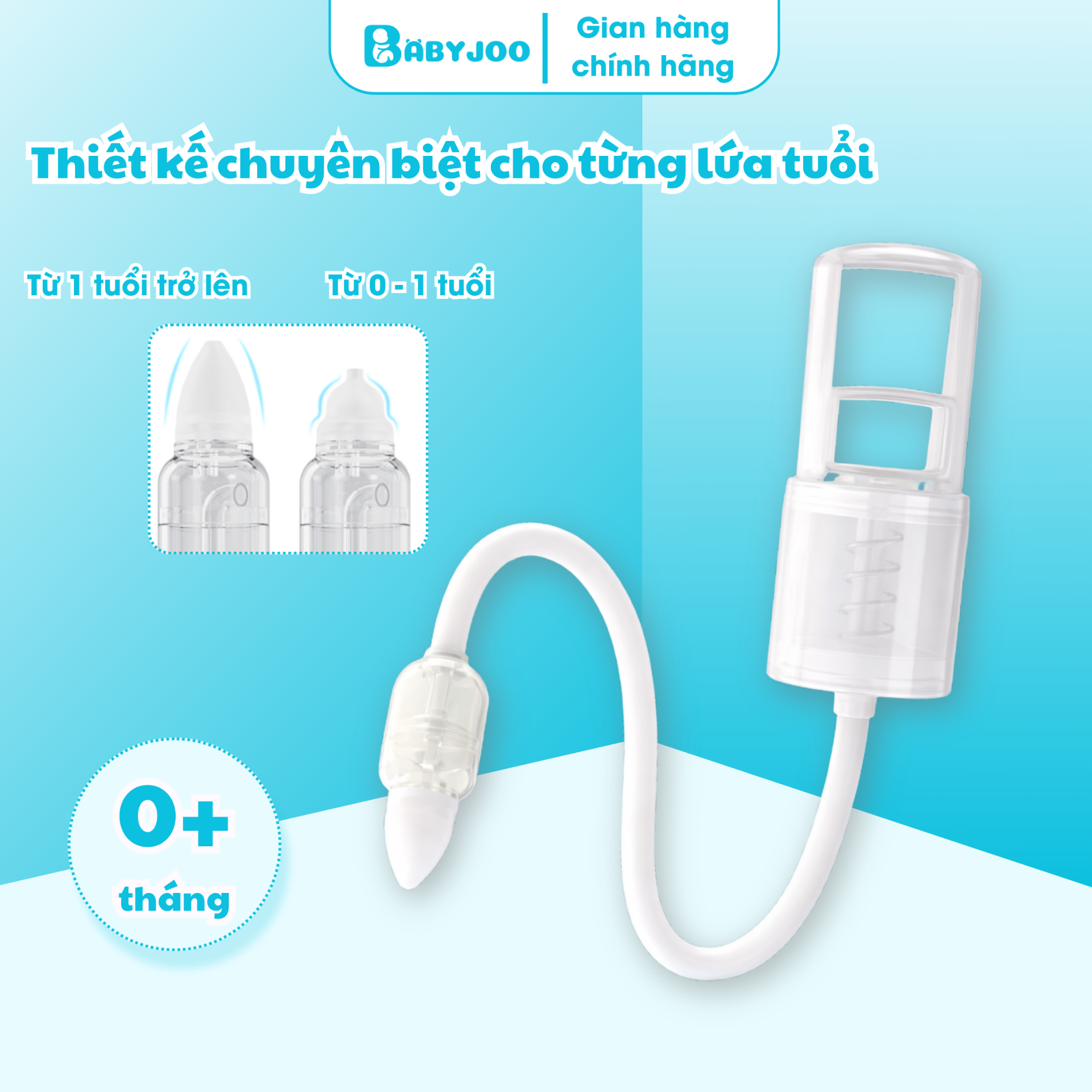 Dụng cụ hút mũi trẻ em BABYJOO chính hãng — ảnh 7